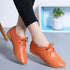 Little white shoes women flat British style - ROUTINE FASHION